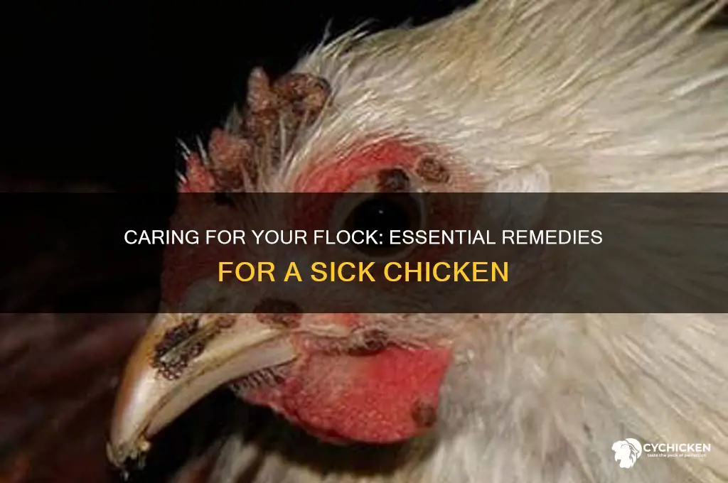 what do you give a sick chicken