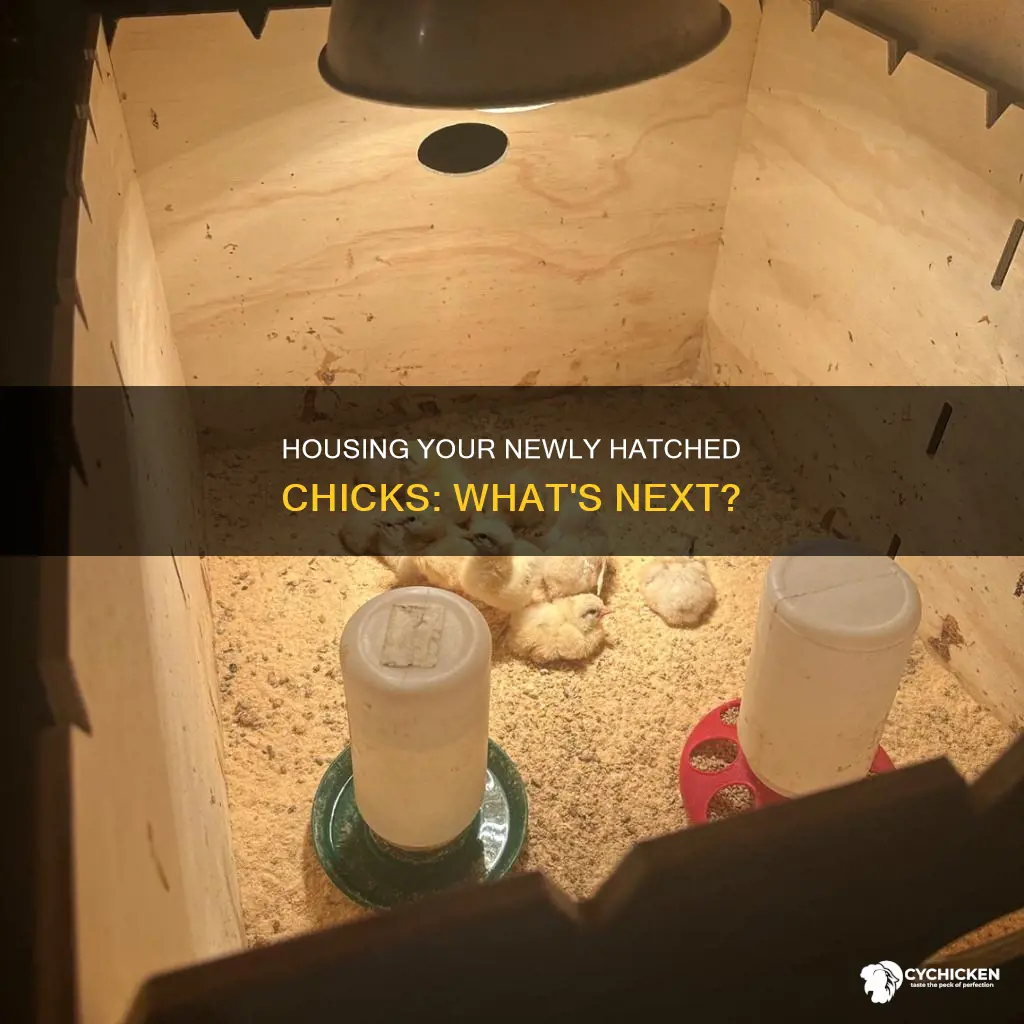 what do you keep the chicks in after they hatch