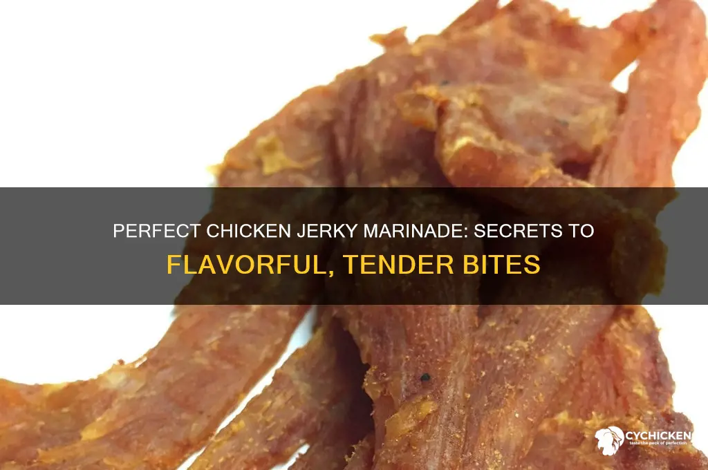 what do you marinate chicken in for jerky