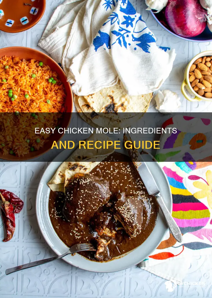 what do you need for chicken mole easy recipe