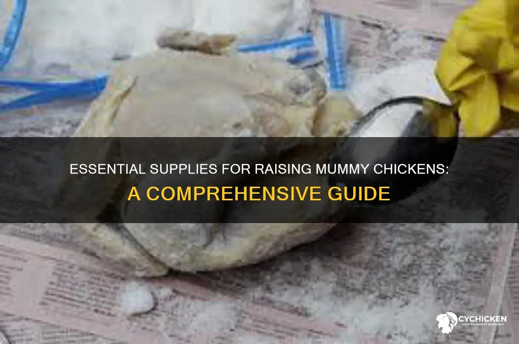 what do you need for mummy chicken