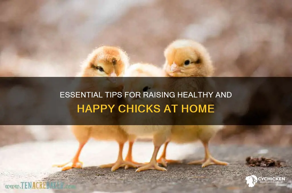what do you need to care for chicks
