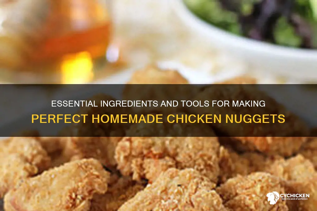what do you need to make chicken nuggets