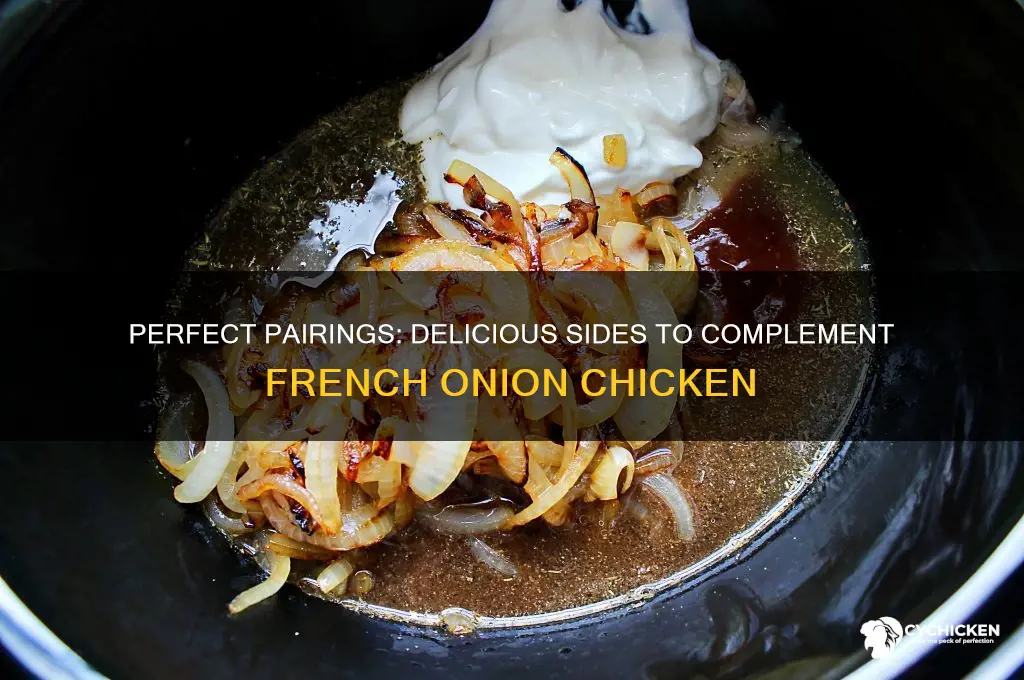 what do you pair with french onion chicken