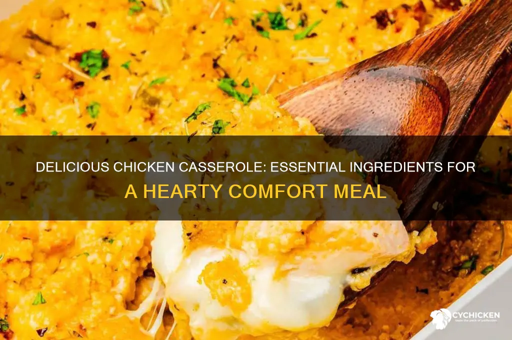 what do you put in a chicken casserole