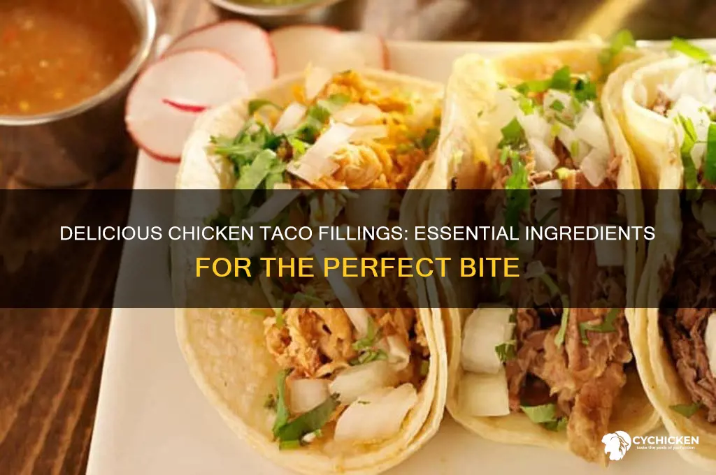 what do you put in a chicken taco