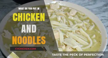Delicious Chicken and Noodles: Essential Ingredients for a Perfect Dish