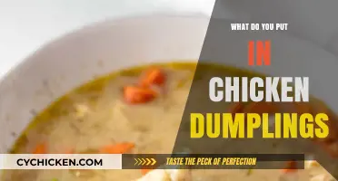 Delicious Chicken Dumplings: Essential Ingredients for Perfect Flavor and Texture
