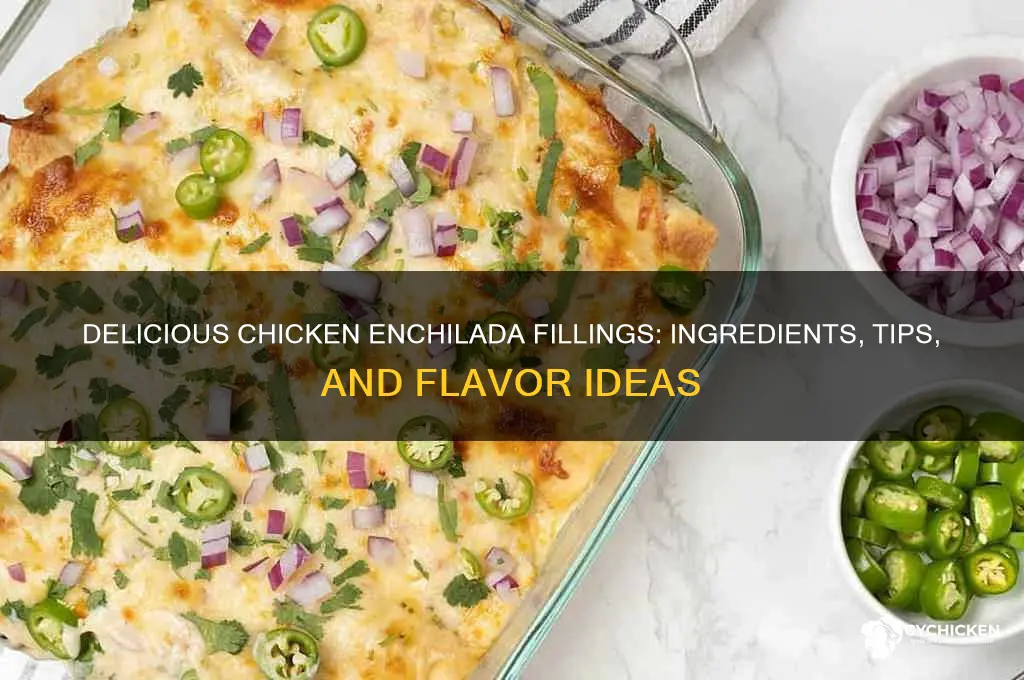 what do you put in chicken enchiladas