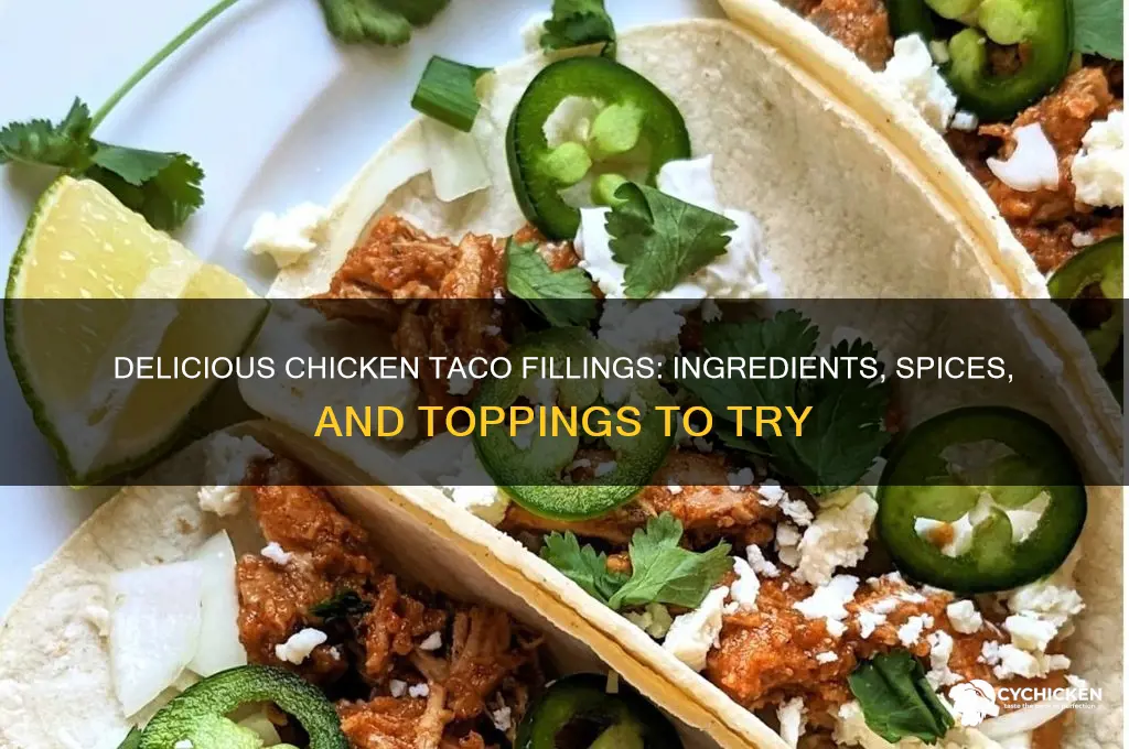 what do you put in chicken tacos