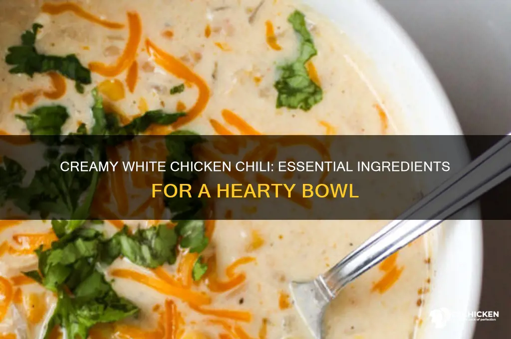 what do you put in white chicken chili