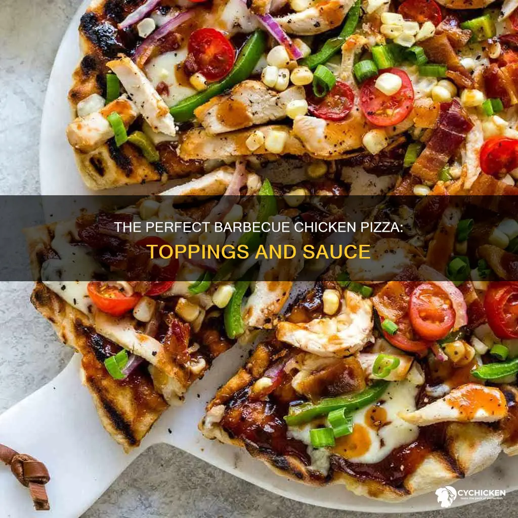 what do you put on a barbecue chicken pizza