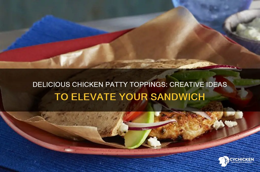 what do you put on a chicken patty