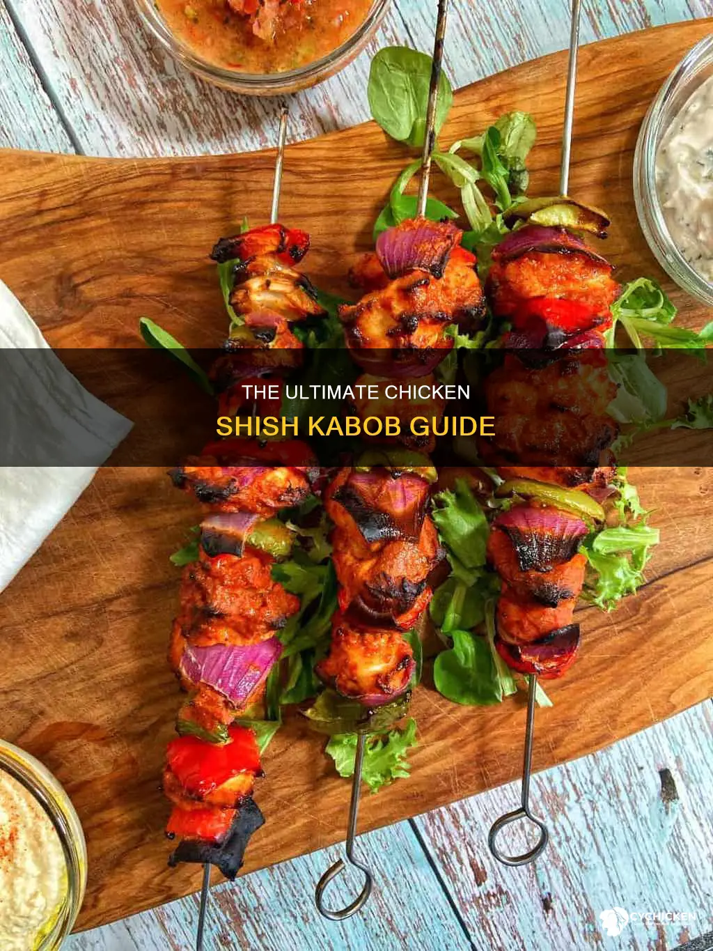 what do you put on a chicken shish kabob
