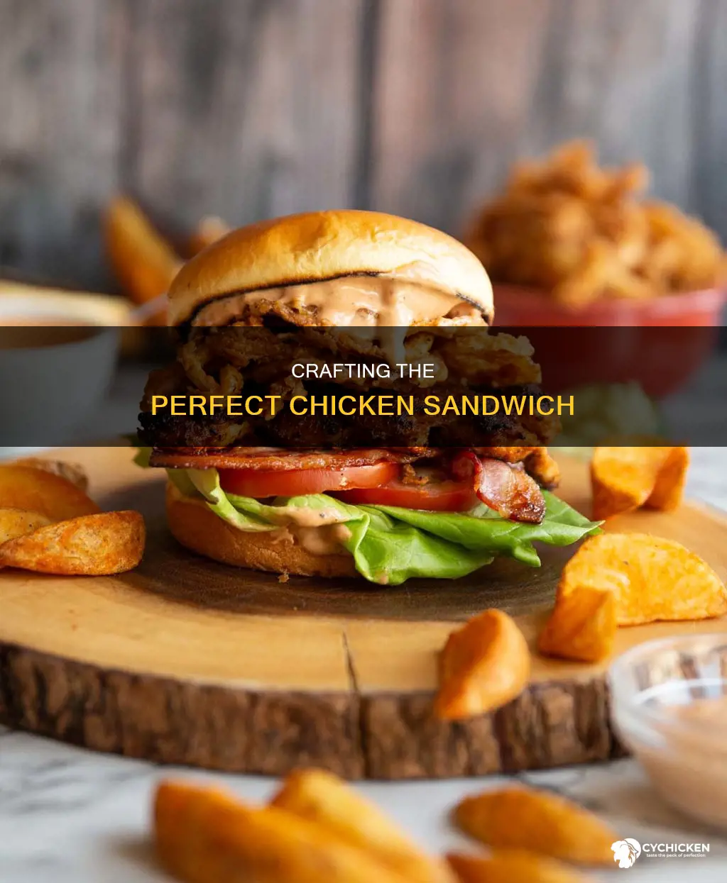 what do you put on a sliced chicken sandwhich