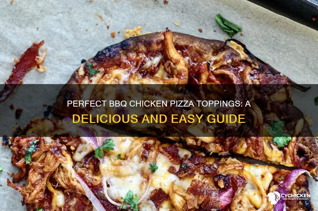 what do you put on bbq chicken pizza