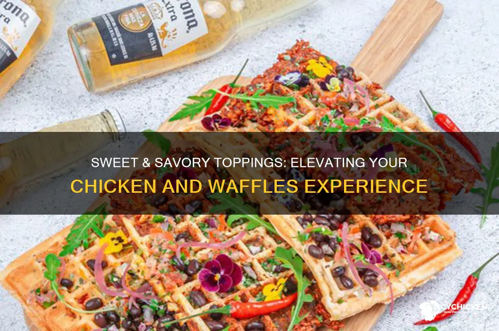what do you put on chicken and waffles