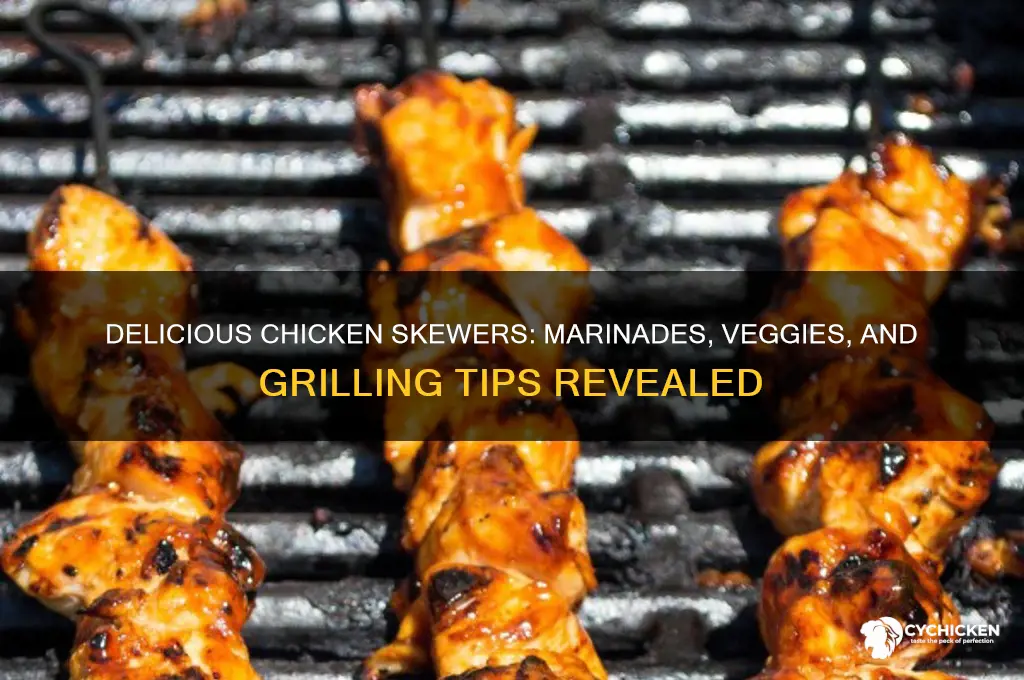 what do you put on chicken skewers