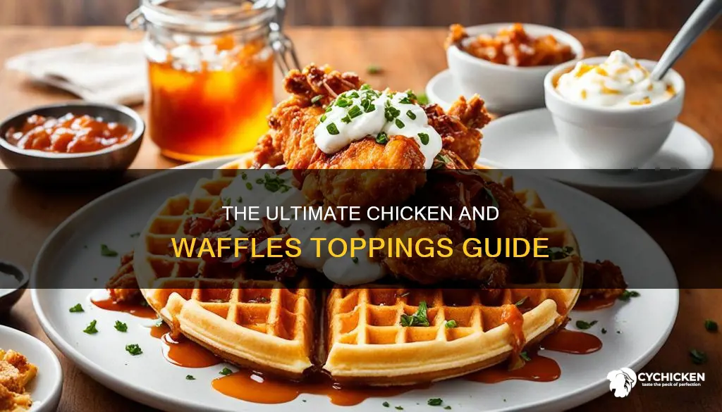 what do you put on top of chicken and waffles
