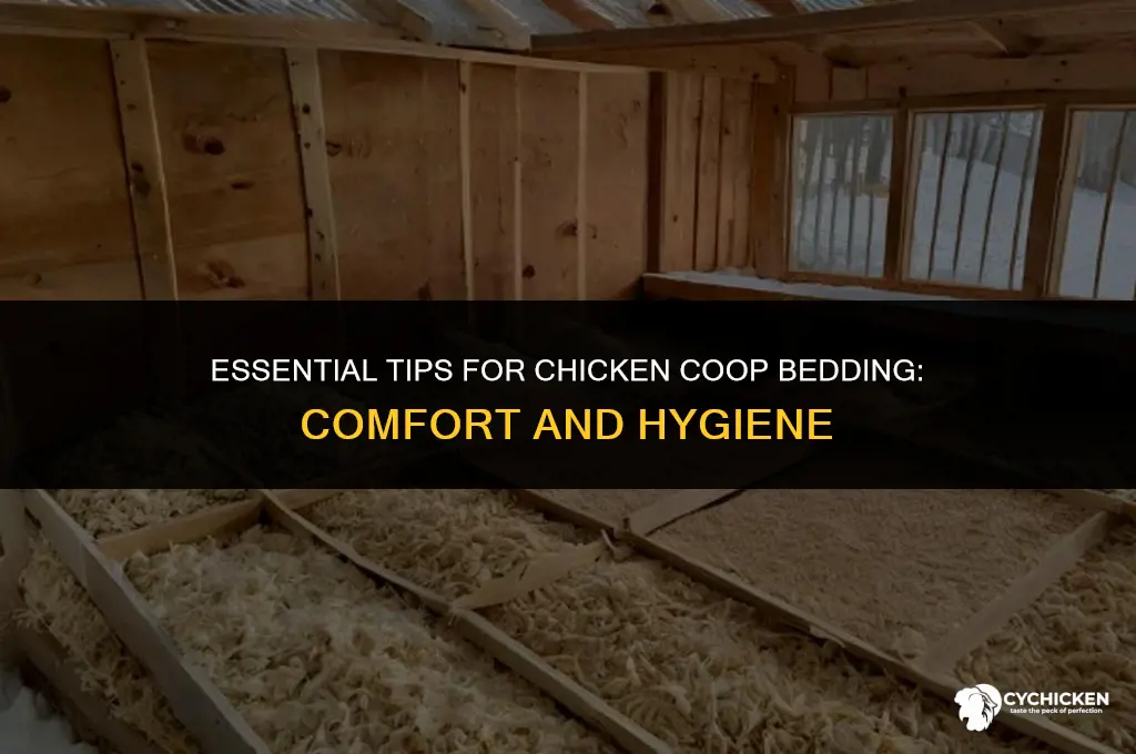 what do you put under a chicken coop