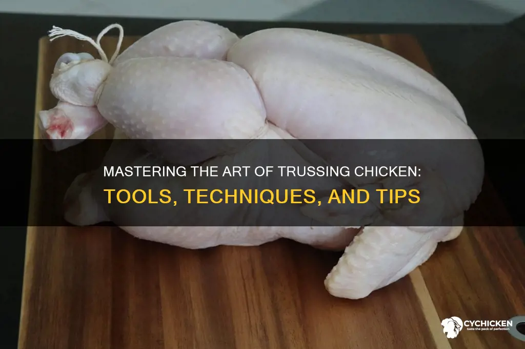 what do you truss a chicken with