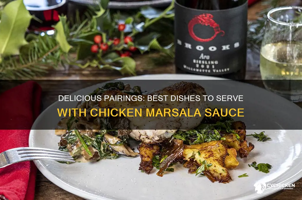what do you usually put chicken marsala sauce over