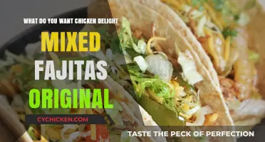 Chicken Delights: Original Mixed Fajitas