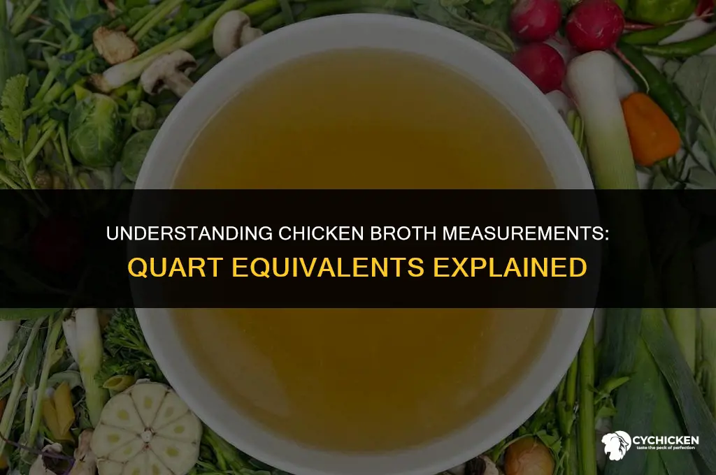 what does 1 quart of chicken broth equal