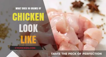 Visual Guide: Understanding 10 Grams of Chicken Portions