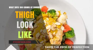 Visual Guide: Understanding the Size of 100 Grams Chicken Thigh