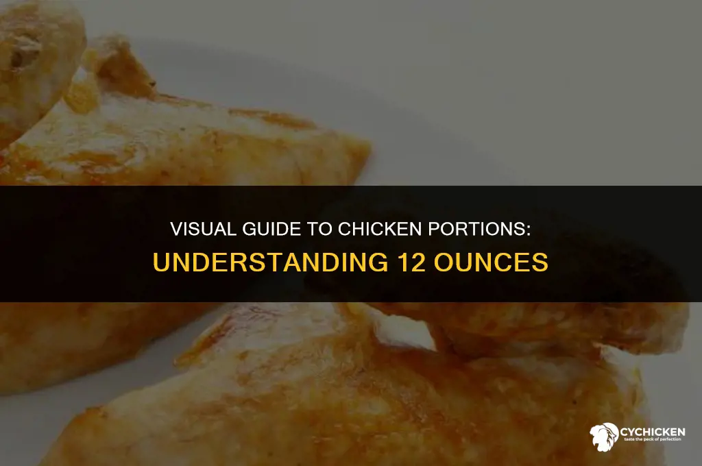 what does 12 ounces of chicken look like