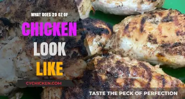 Visual Guide: Understanding the Size of 20 Ounces of Chicken