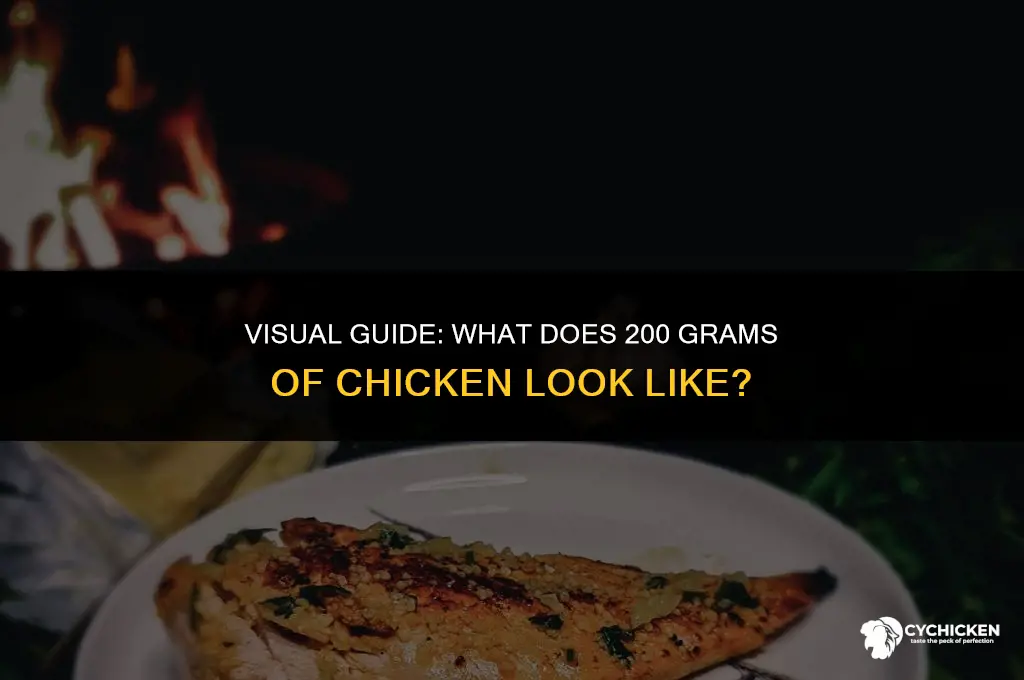 what does 200 g of chicken look like