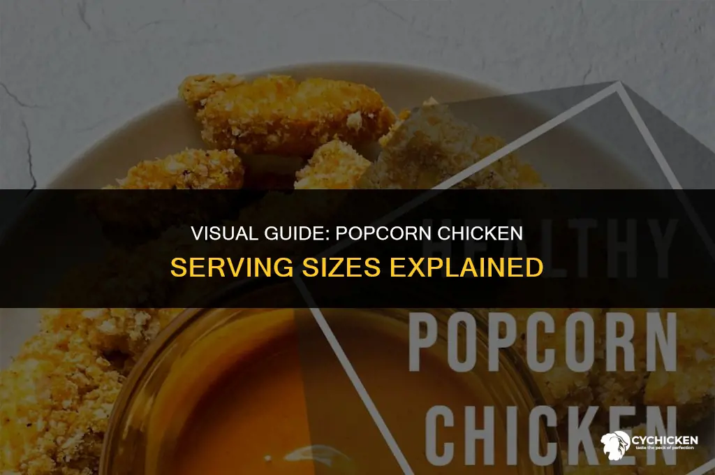 what does 3 oz of popcorn chicken look like