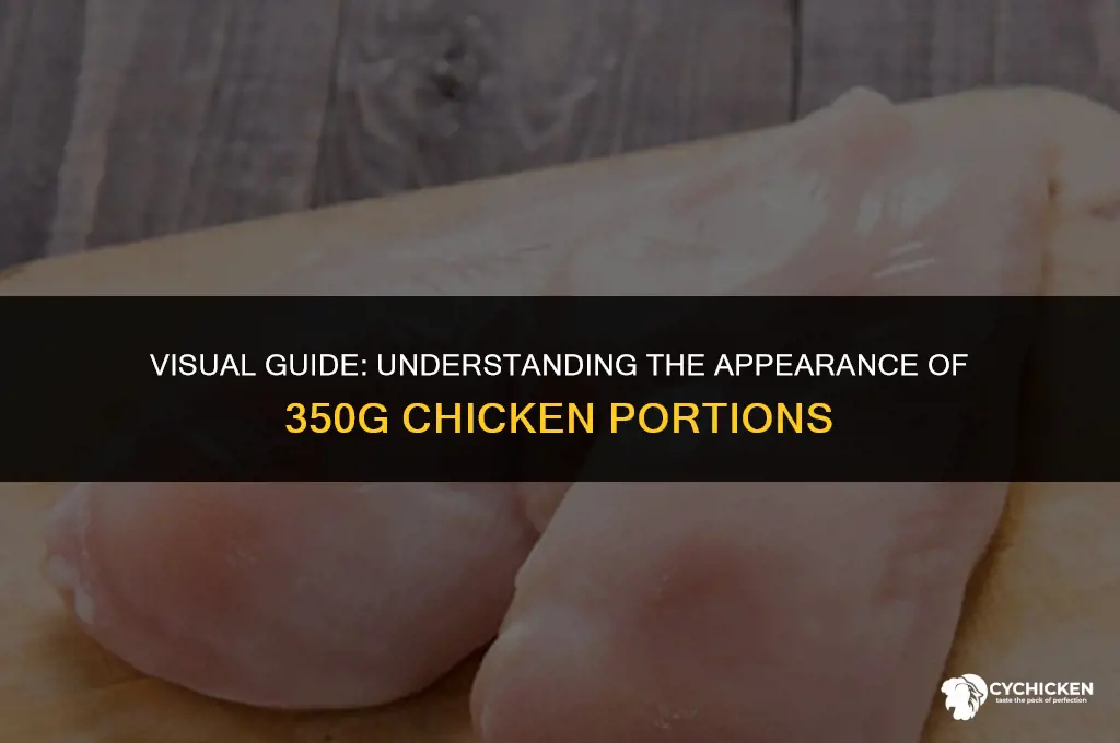 what does 350g of chicken look like