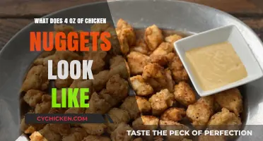 Visual Guide: Understanding the Portion Size of 4 oz Chicken Nuggets