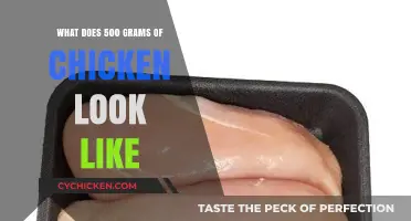 Visual Guide: Understanding the Appearance of 500 Grams of Chicken