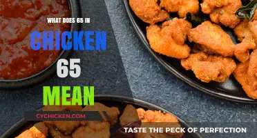 Unraveling the Mystery: The Meaning Behind Chicken 65's Number
