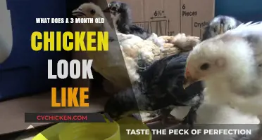 From Fluff to Feathers: The Adorable Evolution of a 3-Month-Old Chicken