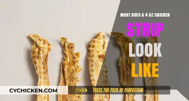 Visual Guide to Chicken Strips: Understanding the 4-Ounce Size