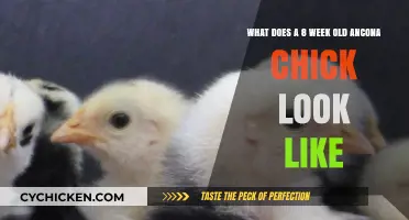 Feathered Fluff: The Adorable Appearance of an 8-Week-Old Ancona Chick