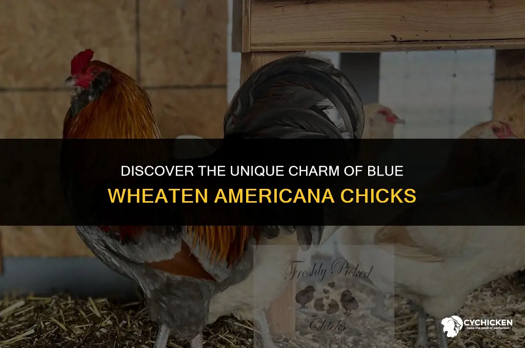 what does a blue wheaten americana chick look like
