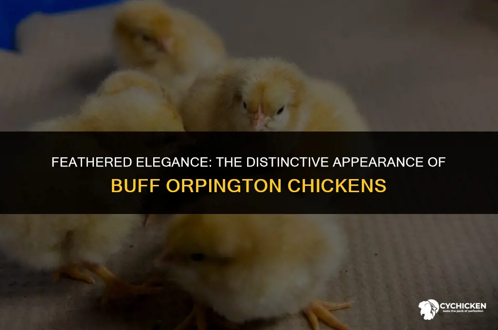what does a buff orpington chicken look like