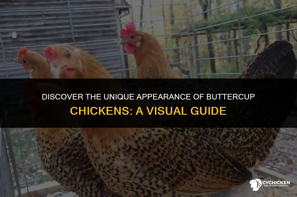 what does a buttercup chicken look like