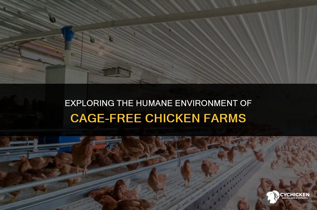 what does a cage free chicken farm look like