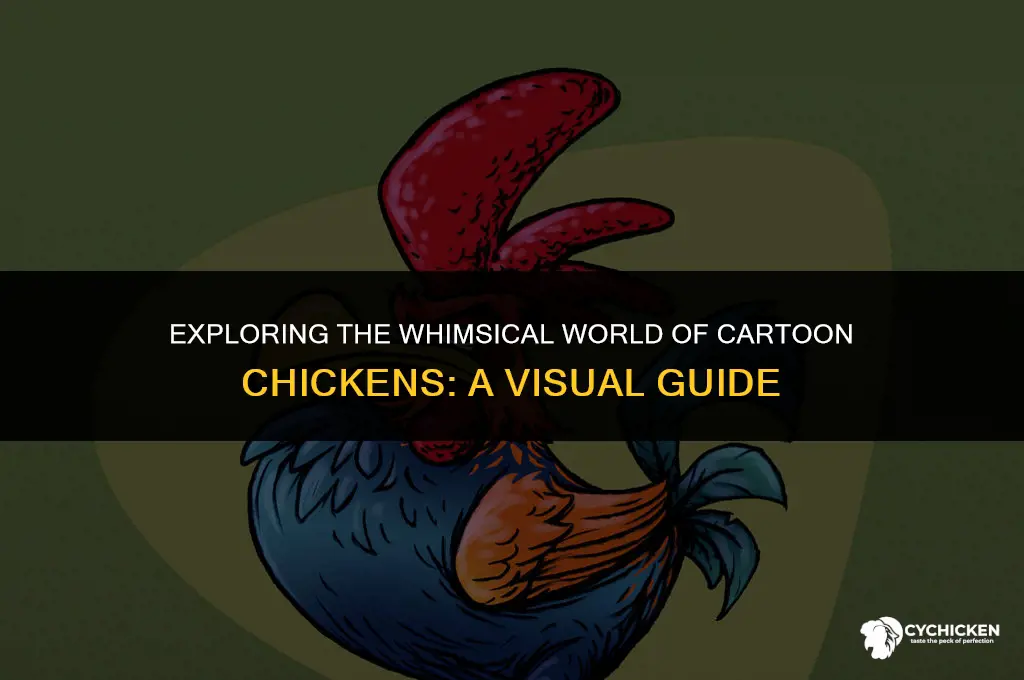 what does a cartoon chicken look like