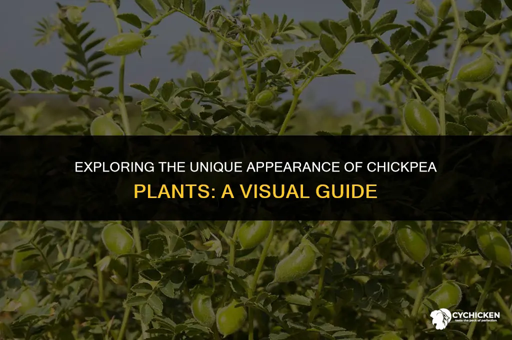 what does a chick pea plant look like