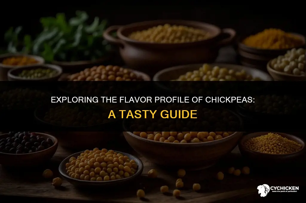 what does a chick pea taste like