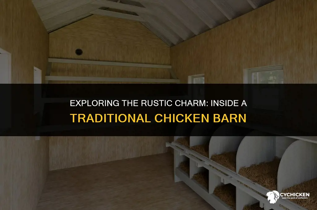 what does a chicken barn look like