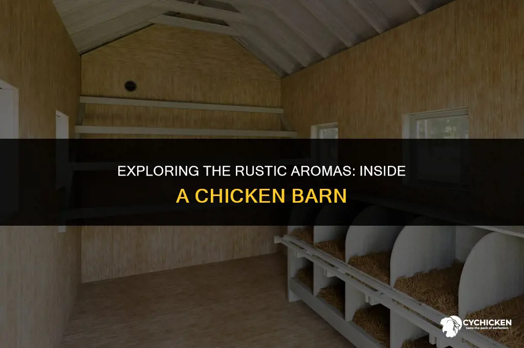 what does a chicken barn smell like